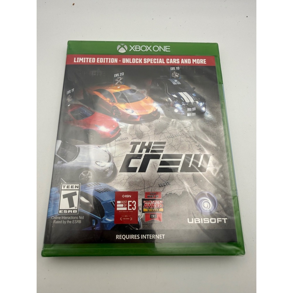 The Crew Limited Edition Xbox One Ubisoft 2014 New Sealed Racing Game - Picture 1 of 3